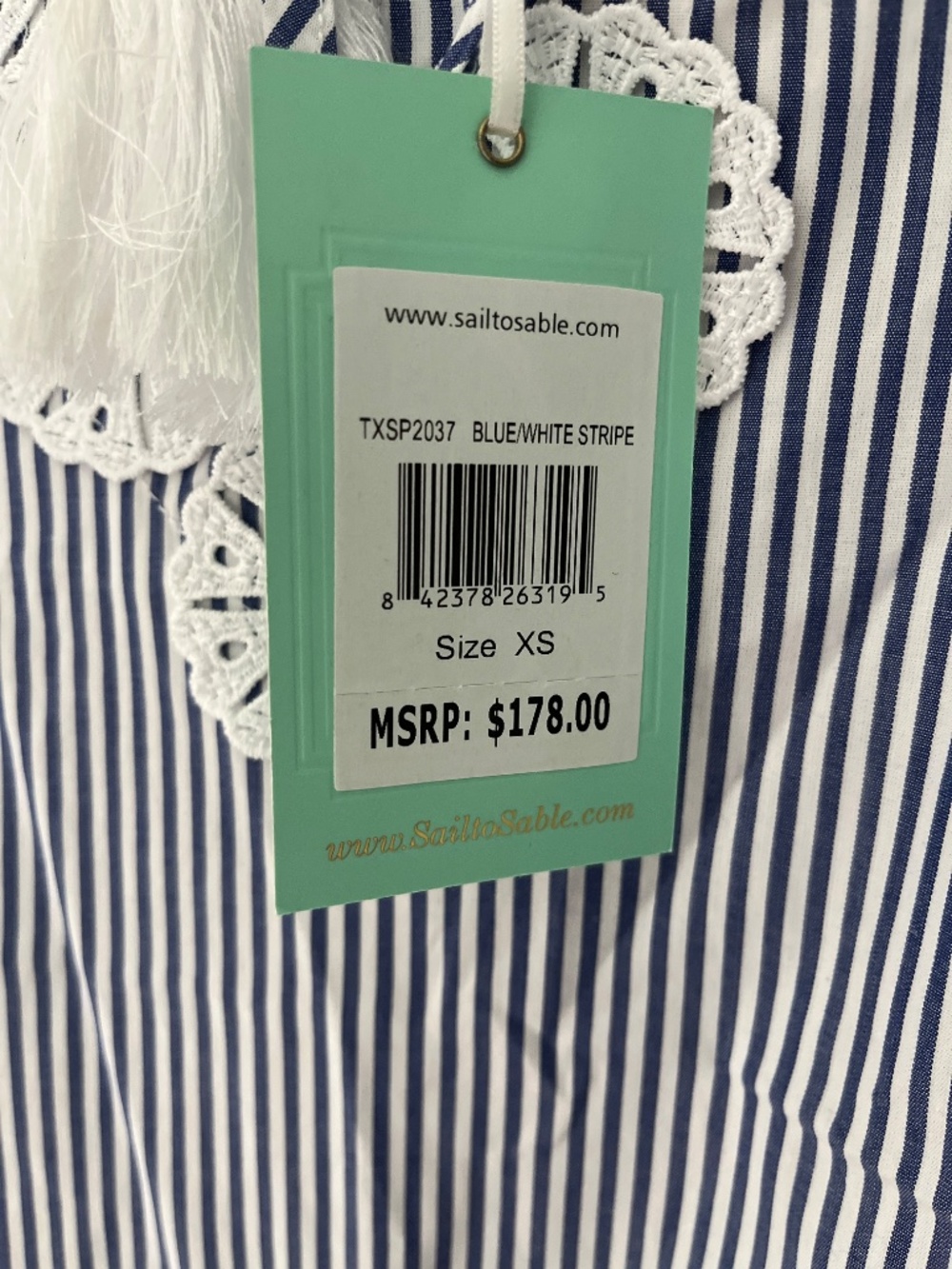 Sail to Sable Dress , NWT XS, Absolutely Stunning! Retail $178 - Picture 8 of 8